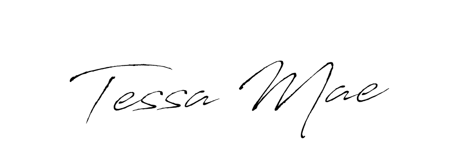 Design your own signature with our free online signature maker. With this signature software, you can create a handwritten (Antro_Vectra) signature for name Tessa Mae. Tessa Mae signature style 6 images and pictures png