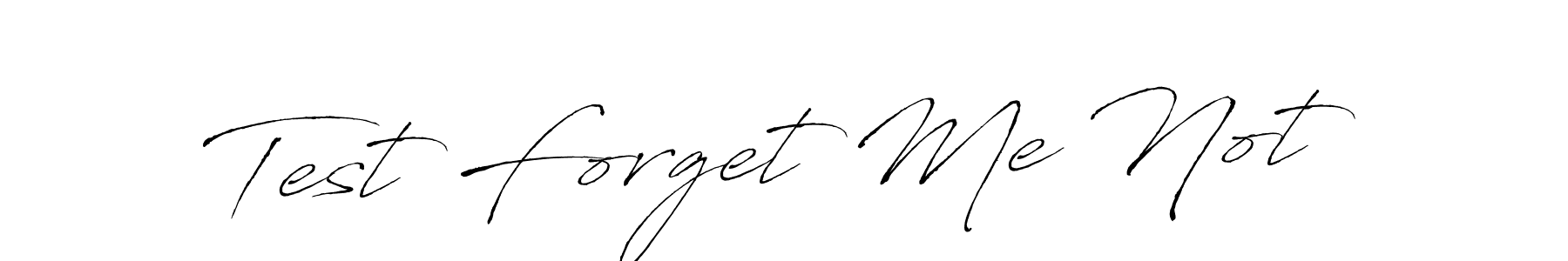 Best and Professional Signature Style for Test Forget Me Not. Antro_Vectra Best Signature Style Collection. Test Forget Me Not signature style 6 images and pictures png