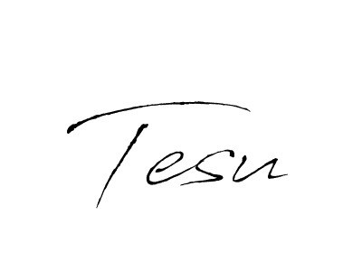 How to make Tesu name signature. Use Antro_Vectra style for creating short signs online. This is the latest handwritten sign. Tesu signature style 6 images and pictures png