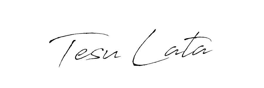 You should practise on your own different ways (Antro_Vectra) to write your name (Tesu Lata) in signature. don't let someone else do it for you. Tesu Lata signature style 6 images and pictures png