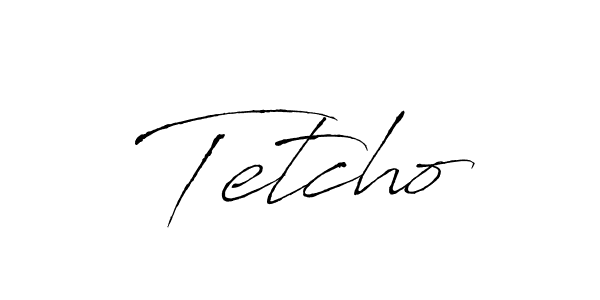 You should practise on your own different ways (Antro_Vectra) to write your name (Tetcho) in signature. don't let someone else do it for you. Tetcho signature style 6 images and pictures png