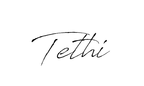 How to make Tethi signature? Antro_Vectra is a professional autograph style. Create handwritten signature for Tethi name. Tethi signature style 6 images and pictures png