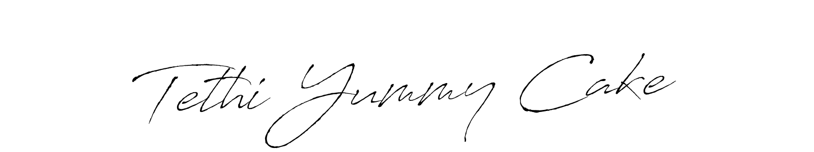 Also You can easily find your signature by using the search form. We will create Tethi Yummy Cake name handwritten signature images for you free of cost using Antro_Vectra sign style. Tethi Yummy Cake signature style 6 images and pictures png