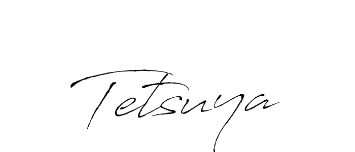 Create a beautiful signature design for name Tetsuya. With this signature (Antro_Vectra) fonts, you can make a handwritten signature for free. Tetsuya signature style 6 images and pictures png