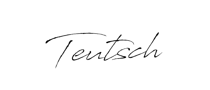 How to make Teutsch signature? Antro_Vectra is a professional autograph style. Create handwritten signature for Teutsch name. Teutsch signature style 6 images and pictures png