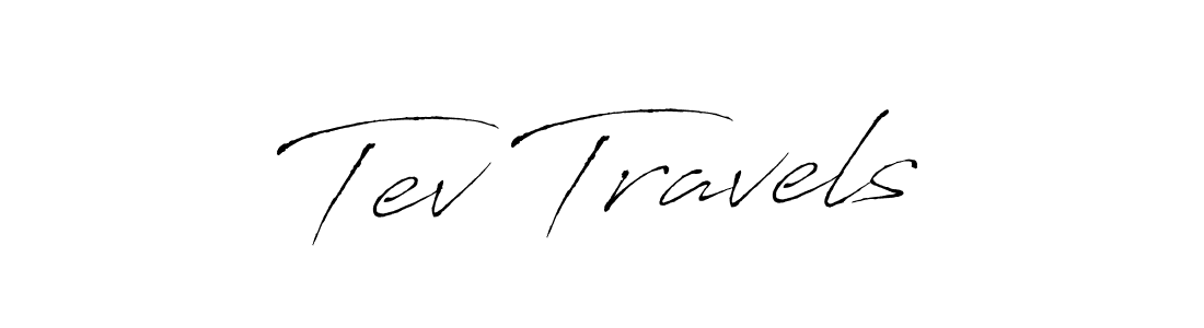 How to make Tev Travels signature? Antro_Vectra is a professional autograph style. Create handwritten signature for Tev Travels name. Tev Travels signature style 6 images and pictures png