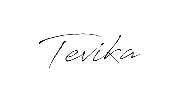 You should practise on your own different ways (Antro_Vectra) to write your name (Tevika) in signature. don't let someone else do it for you. Tevika signature style 6 images and pictures png
