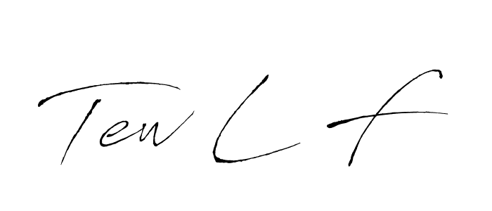 How to Draw Tew L F signature style? Antro_Vectra is a latest design signature styles for name Tew L F. Tew L F signature style 6 images and pictures png