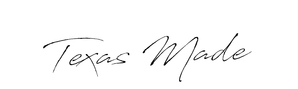 Antro_Vectra is a professional signature style that is perfect for those who want to add a touch of class to their signature. It is also a great choice for those who want to make their signature more unique. Get Texas Made name to fancy signature for free. Texas Made signature style 6 images and pictures png