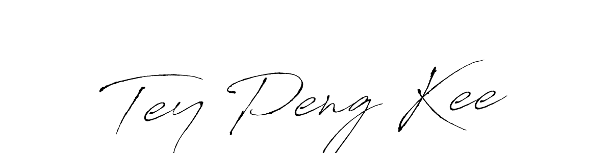 Also we have Tey Peng Kee name is the best signature style. Create professional handwritten signature collection using Antro_Vectra autograph style. Tey Peng Kee signature style 6 images and pictures png