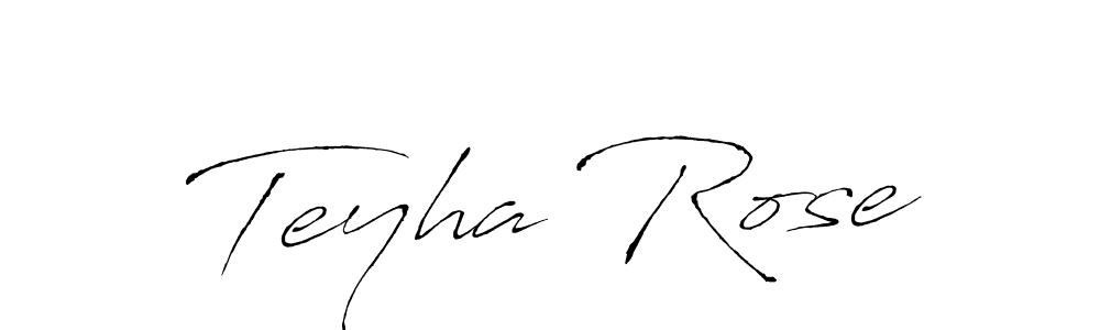 Antro_Vectra is a professional signature style that is perfect for those who want to add a touch of class to their signature. It is also a great choice for those who want to make their signature more unique. Get Teyha Rose name to fancy signature for free. Teyha Rose signature style 6 images and pictures png