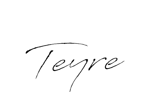 Teyre stylish signature style. Best Handwritten Sign (Antro_Vectra) for my name. Handwritten Signature Collection Ideas for my name Teyre. Teyre signature style 6 images and pictures png