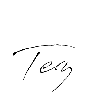 Use a signature maker to create a handwritten signature online. With this signature software, you can design (Antro_Vectra) your own signature for name Tez. Tez signature style 6 images and pictures png