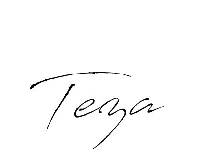 Antro_Vectra is a professional signature style that is perfect for those who want to add a touch of class to their signature. It is also a great choice for those who want to make their signature more unique. Get Teza name to fancy signature for free. Teza signature style 6 images and pictures png