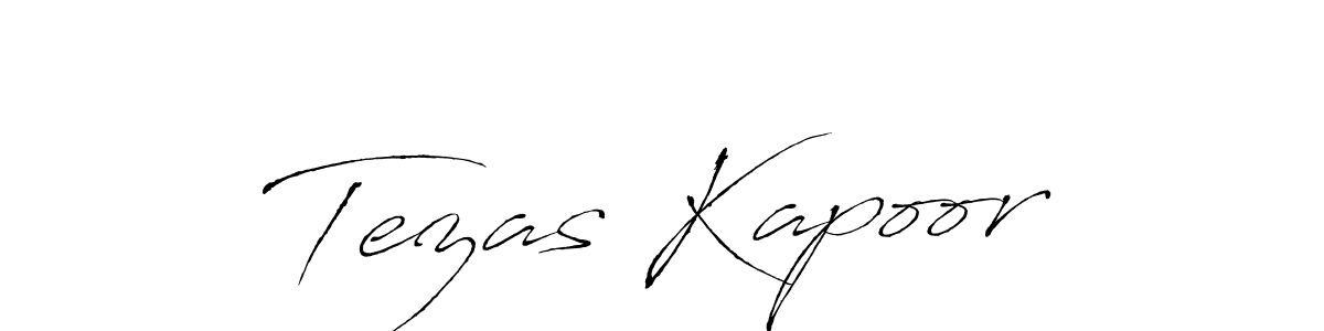 It looks lik you need a new signature style for name Tezas Kapoor. Design unique handwritten (Antro_Vectra) signature with our free signature maker in just a few clicks. Tezas Kapoor signature style 6 images and pictures png