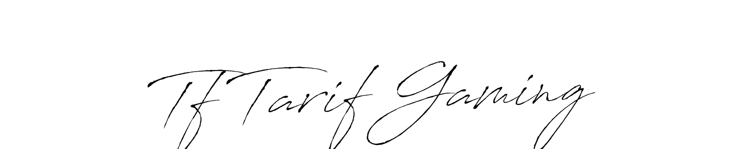 if you are searching for the best signature style for your name Tf Tarif Gaming. so please give up your signature search. here we have designed multiple signature styles  using Antro_Vectra. Tf Tarif Gaming signature style 6 images and pictures png