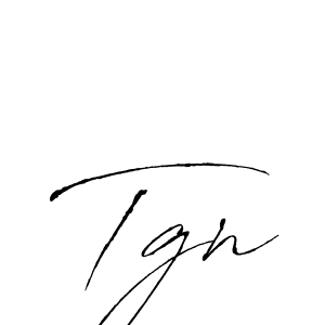 How to make Tgn signature? Antro_Vectra is a professional autograph style. Create handwritten signature for Tgn name. Tgn signature style 6 images and pictures png