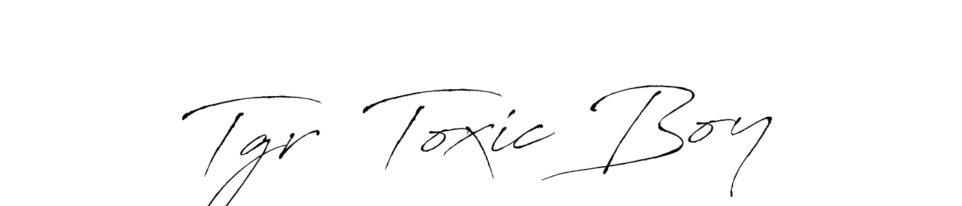 if you are searching for the best signature style for your name Tgr  Toxic Boy. so please give up your signature search. here we have designed multiple signature styles  using Antro_Vectra. Tgr  Toxic Boy signature style 6 images and pictures png