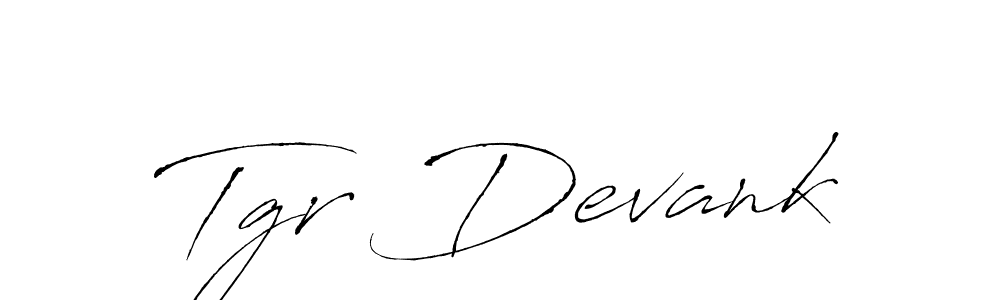 Design your own signature with our free online signature maker. With this signature software, you can create a handwritten (Antro_Vectra) signature for name Tgr Devank. Tgr Devank signature style 6 images and pictures png