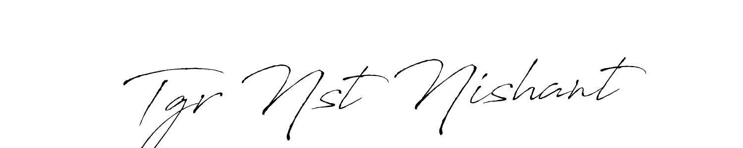 Also we have Tgr Nst Nishant name is the best signature style. Create professional handwritten signature collection using Antro_Vectra autograph style. Tgr Nst Nishant signature style 6 images and pictures png