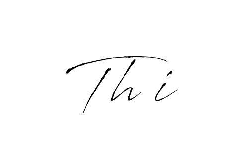 Make a beautiful signature design for name Th i. With this signature (Antro_Vectra) style, you can create a handwritten signature for free. Th i signature style 6 images and pictures png