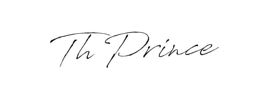 Make a beautiful signature design for name Th Prince. With this signature (Antro_Vectra) style, you can create a handwritten signature for free. Th Prince signature style 6 images and pictures png