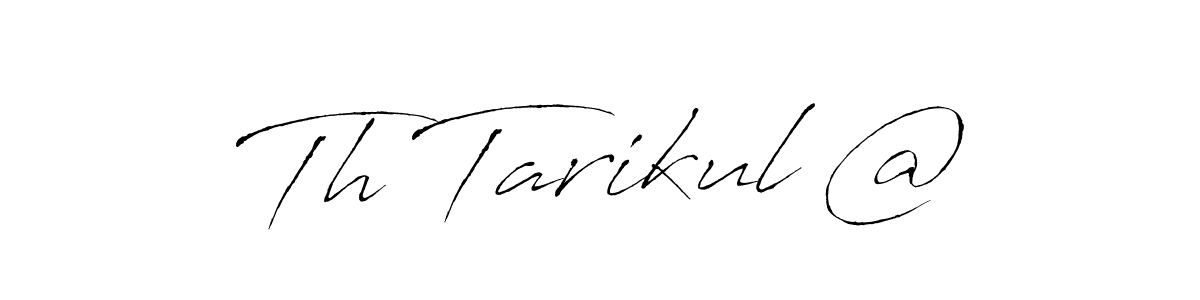 Make a beautiful signature design for name Th Tarikul @. Use this online signature maker to create a handwritten signature for free. Th Tarikul @ signature style 6 images and pictures png