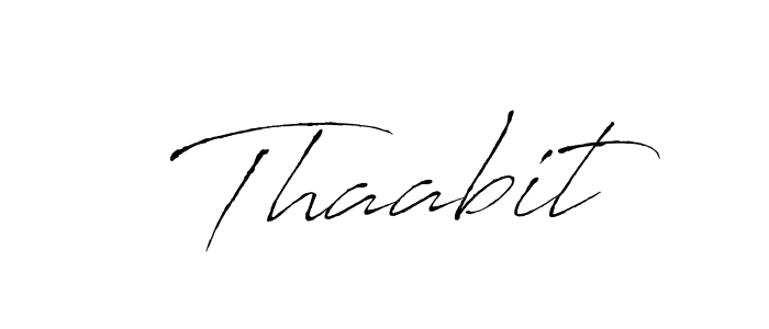 Thaabit stylish signature style. Best Handwritten Sign (Antro_Vectra) for my name. Handwritten Signature Collection Ideas for my name Thaabit. Thaabit signature style 6 images and pictures png