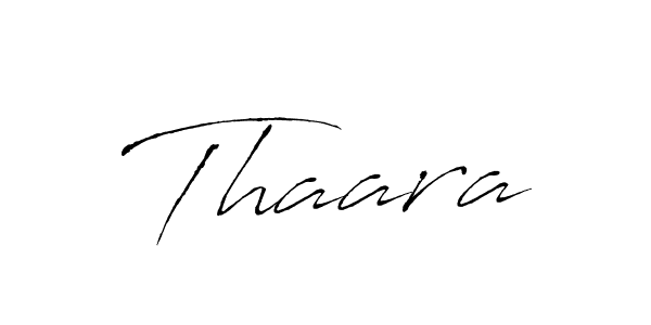 Make a beautiful signature design for name Thaara. With this signature (Antro_Vectra) style, you can create a handwritten signature for free. Thaara signature style 6 images and pictures png