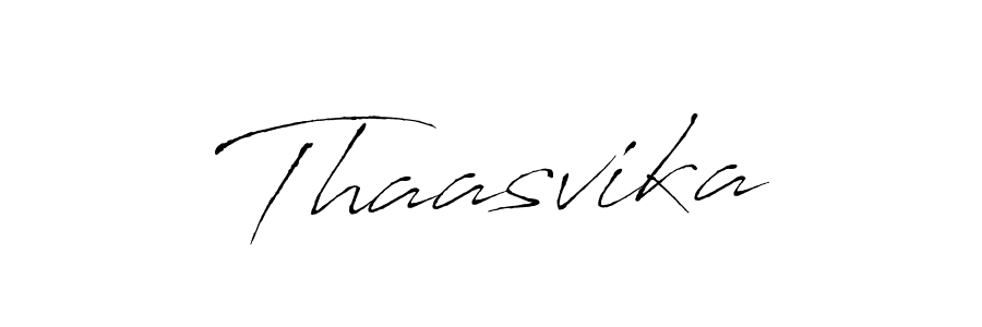 Thaasvika stylish signature style. Best Handwritten Sign (Antro_Vectra) for my name. Handwritten Signature Collection Ideas for my name Thaasvika. Thaasvika signature style 6 images and pictures png