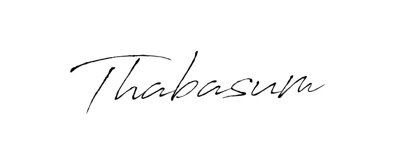 Also we have Thabasum name is the best signature style. Create professional handwritten signature collection using Antro_Vectra autograph style. Thabasum signature style 6 images and pictures png
