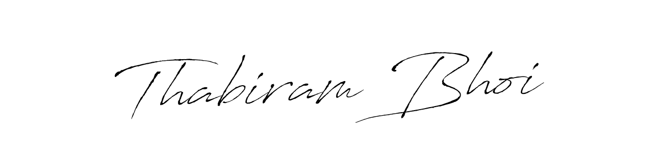 How to make Thabiram Bhoi signature? Antro_Vectra is a professional autograph style. Create handwritten signature for Thabiram Bhoi name. Thabiram Bhoi signature style 6 images and pictures png