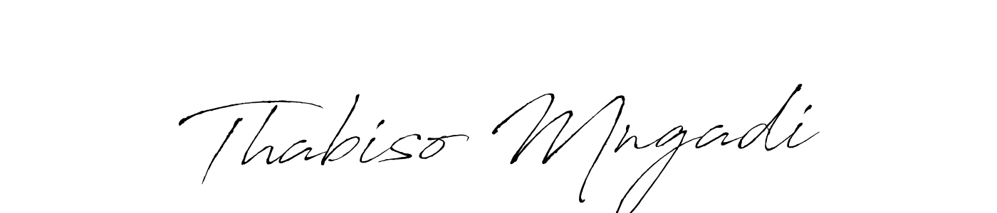 Thabiso Mngadi stylish signature style. Best Handwritten Sign (Antro_Vectra) for my name. Handwritten Signature Collection Ideas for my name Thabiso Mngadi. Thabiso Mngadi signature style 6 images and pictures png