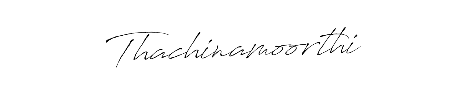 How to make Thachinamoorthi name signature. Use Antro_Vectra style for creating short signs online. This is the latest handwritten sign. Thachinamoorthi signature style 6 images and pictures png