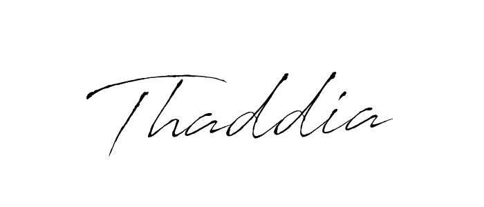 How to make Thaddia name signature. Use Antro_Vectra style for creating short signs online. This is the latest handwritten sign. Thaddia signature style 6 images and pictures png