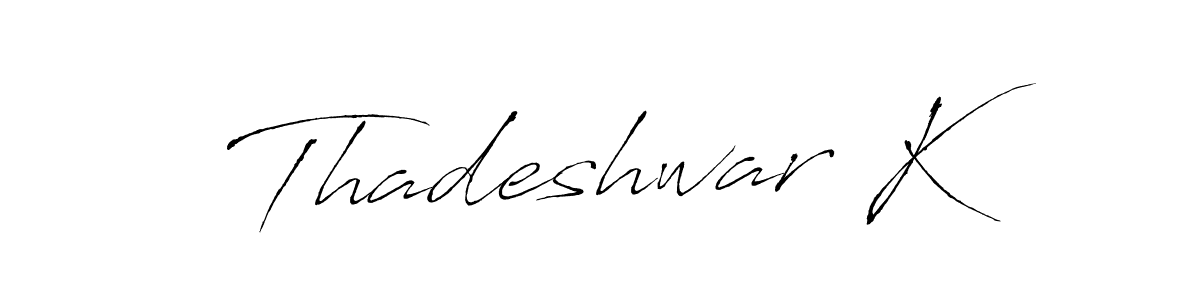 See photos of Thadeshwar K official signature by Spectra . Check more albums & portfolios. Read reviews & check more about Antro_Vectra font. Thadeshwar K signature style 6 images and pictures png