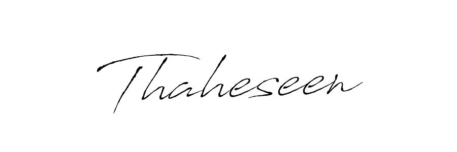 Make a beautiful signature design for name Thaheseen. With this signature (Antro_Vectra) style, you can create a handwritten signature for free. Thaheseen signature style 6 images and pictures png