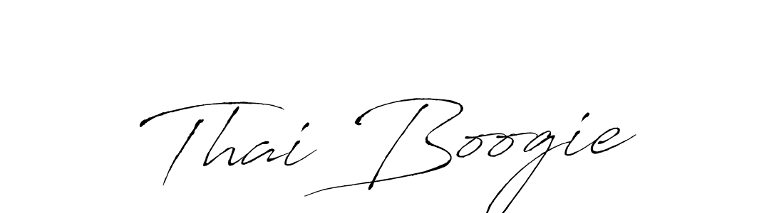 Create a beautiful signature design for name Thai Boogie. With this signature (Antro_Vectra) fonts, you can make a handwritten signature for free. Thai Boogie signature style 6 images and pictures png
