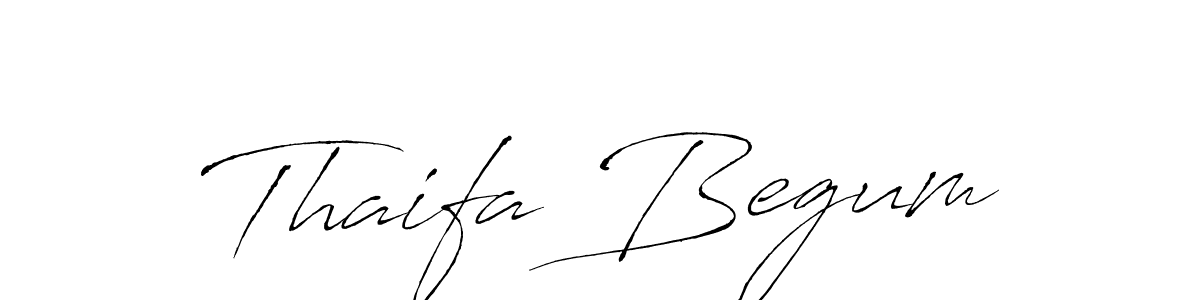 Antro_Vectra is a professional signature style that is perfect for those who want to add a touch of class to their signature. It is also a great choice for those who want to make their signature more unique. Get Thaifa Begum name to fancy signature for free. Thaifa Begum signature style 6 images and pictures png
