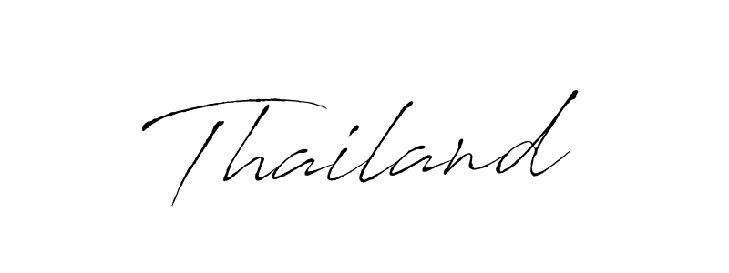 Design your own signature with our free online signature maker. With this signature software, you can create a handwritten (Antro_Vectra) signature for name Thailand. Thailand signature style 6 images and pictures png