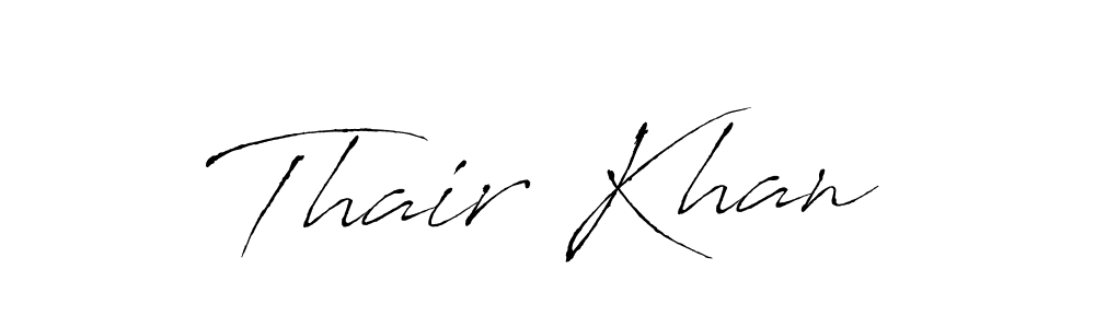 Also You can easily find your signature by using the search form. We will create Thair Khan name handwritten signature images for you free of cost using Antro_Vectra sign style. Thair Khan signature style 6 images and pictures png