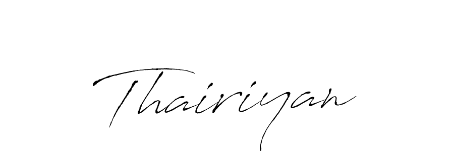 Thairiyan stylish signature style. Best Handwritten Sign (Antro_Vectra) for my name. Handwritten Signature Collection Ideas for my name Thairiyan. Thairiyan signature style 6 images and pictures png