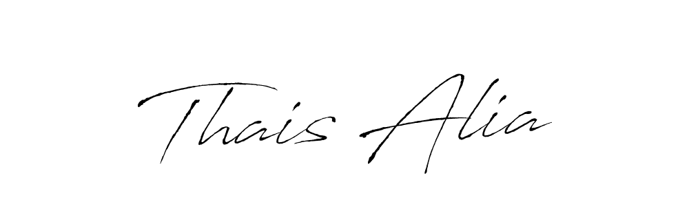 Make a short Thais Alia signature style. Manage your documents anywhere anytime using Antro_Vectra. Create and add eSignatures, submit forms, share and send files easily. Thais Alia signature style 6 images and pictures png