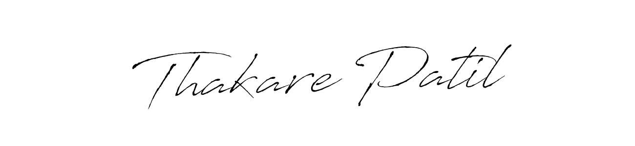 Design your own signature with our free online signature maker. With this signature software, you can create a handwritten (Antro_Vectra) signature for name Thakare Patil. Thakare Patil signature style 6 images and pictures png