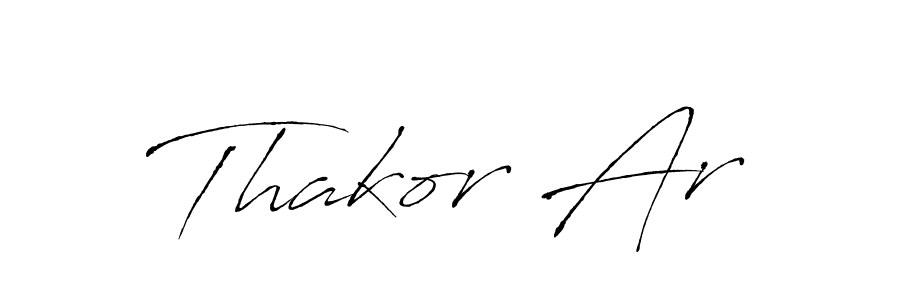 It looks lik you need a new signature style for name Thakor Ar. Design unique handwritten (Antro_Vectra) signature with our free signature maker in just a few clicks. Thakor Ar signature style 6 images and pictures png