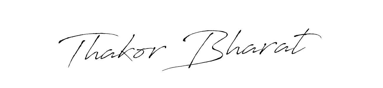 How to make Thakor Bharat signature? Antro_Vectra is a professional autograph style. Create handwritten signature for Thakor Bharat name. Thakor Bharat signature style 6 images and pictures png