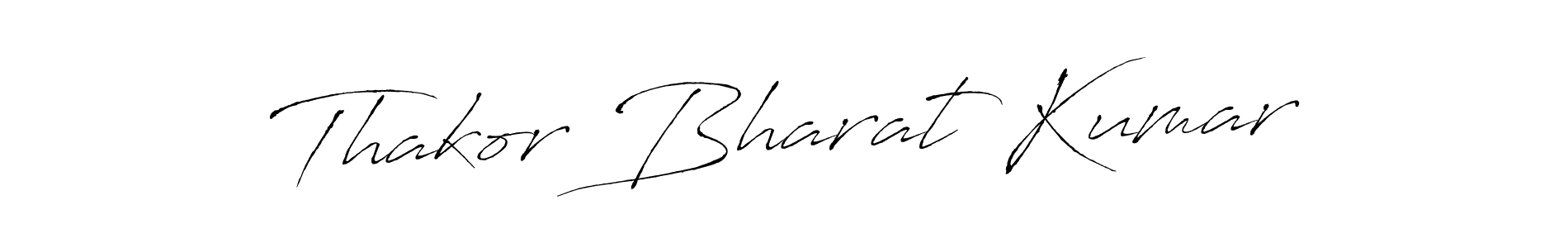 You should practise on your own different ways (Antro_Vectra) to write your name (Thakor Bharat Kumar) in signature. don't let someone else do it for you. Thakor Bharat Kumar signature style 6 images and pictures png