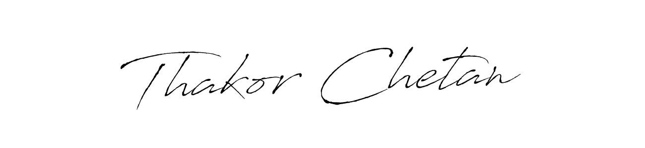 Thakor Chetan stylish signature style. Best Handwritten Sign (Antro_Vectra) for my name. Handwritten Signature Collection Ideas for my name Thakor Chetan. Thakor Chetan signature style 6 images and pictures png