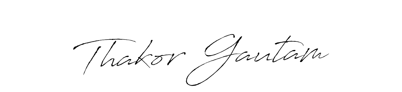 Make a beautiful signature design for name Thakor Gautam. Use this online signature maker to create a handwritten signature for free. Thakor Gautam signature style 6 images and pictures png