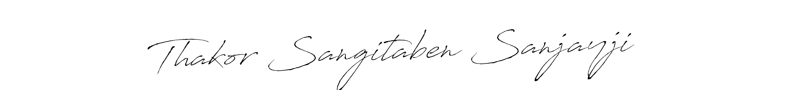 Also You can easily find your signature by using the search form. We will create Thakor Sangitaben Sanjayji name handwritten signature images for you free of cost using Antro_Vectra sign style. Thakor Sangitaben Sanjayji signature style 6 images and pictures png